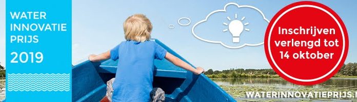 Inschrijving waterinnovatieprijs verlengd