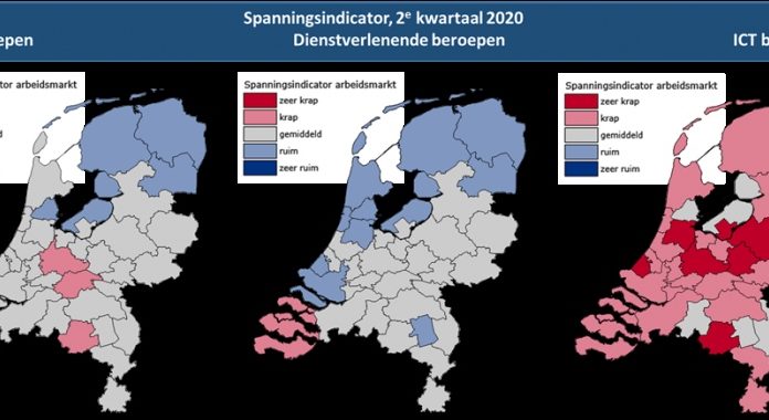 Spanning op de arbeidsmarkt neemt af in Gooi en Vechtstreek