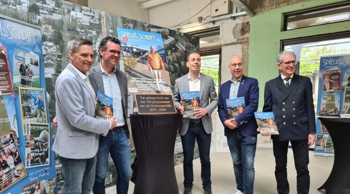 Spiegelschrift over 150 jaar spoor in Bussum